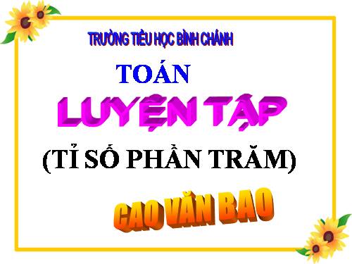 Các Bài giảng khác thuộc Chương trình Toán 5