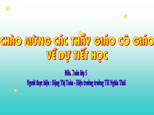 Một số dạng toán đã học (Luyện tập chung)