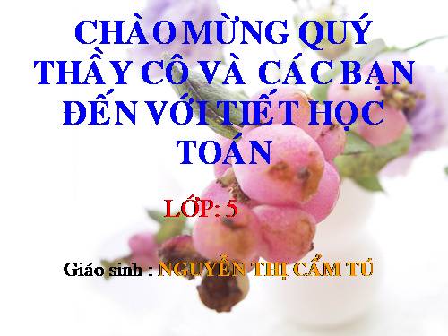 Hình hộp chữ nhật. Hình lập phương