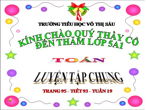 Các Bài giảng khác thuộc Chương trình Toán 5