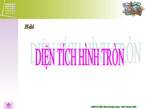 Diện tích hình tròn