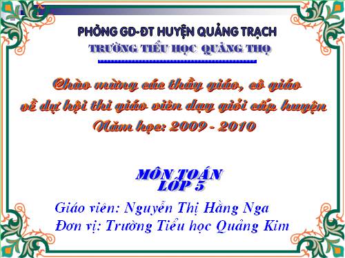 Luyện tập về tính diện tích