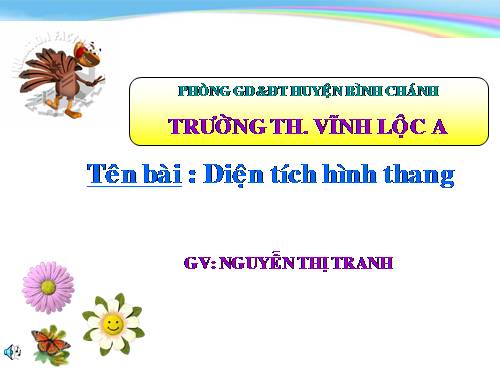 Diện tích hình thang