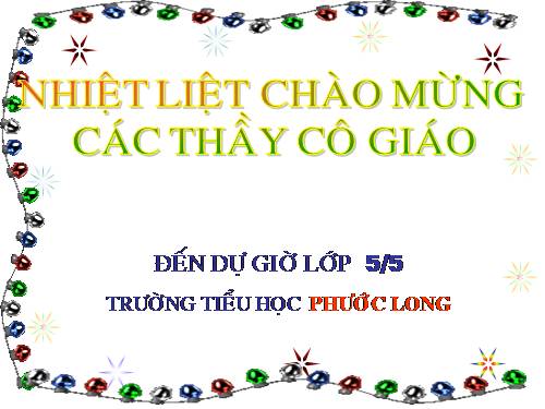 Các Bài giảng khác thuộc Chương trình Toán 5