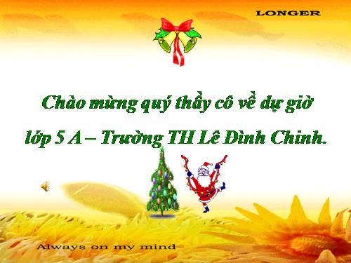 Các Bài giảng khác thuộc Chương trình Toán 5