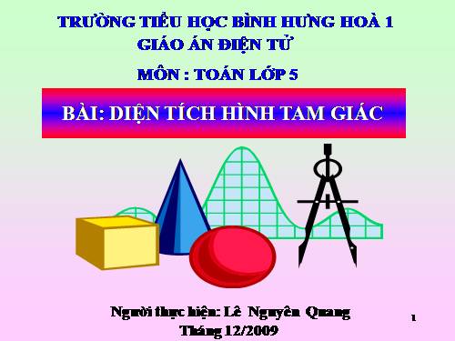 Diện tích hình tam giác