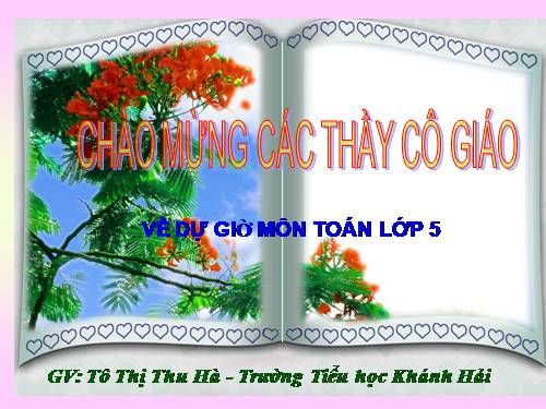 Các Bài giảng khác thuộc Chương trình Toán 5