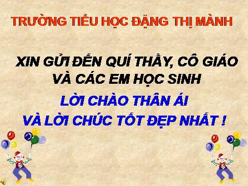 Các Bài giảng khác thuộc Chương trình Toán 5