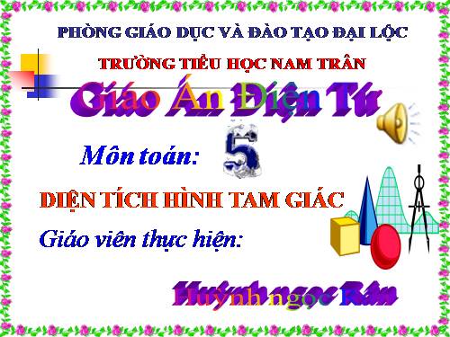 Diện tích hình tam giác