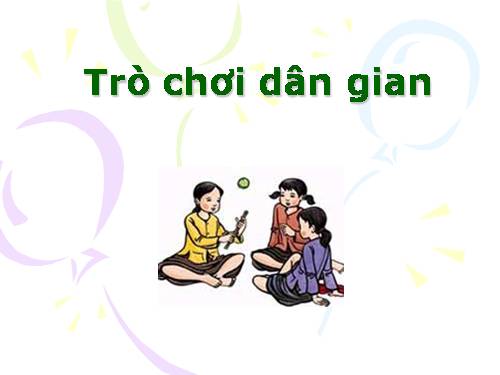 Trò chơi dân gian