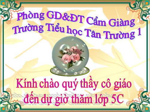 Nhân một số thập phân với một số tự nhiên