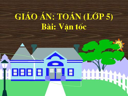 Vận tốc