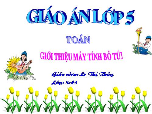 Giới thiệu máy tính bỏ túi