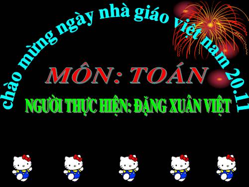 Các Bài giảng khác thuộc Chương trình Toán 5