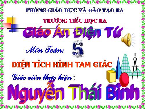 Diện tích hình tam giác