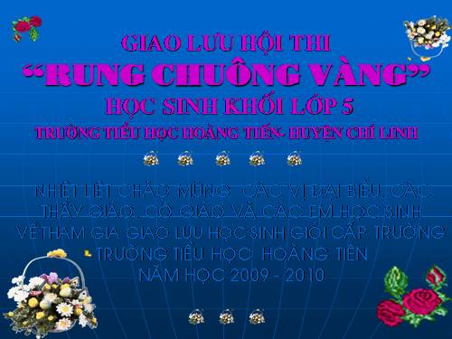 giao luu  HSG- rung chuong vang