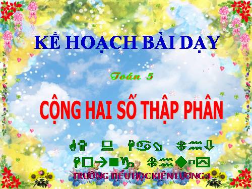 Cộng hai số thập phân