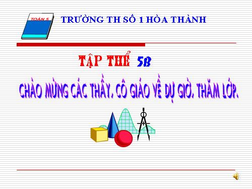 Các Bài giảng khác thuộc Chương trình Toán 5