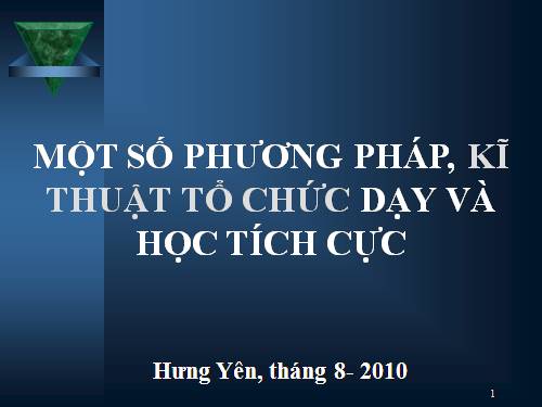 Phần 1: DH tích cực