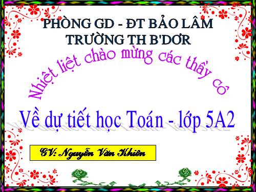 Viết các số đo khối lượng dưới dạng số thập phân