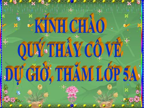 Các Bài giảng khác thuộc Chương trình Toán 5