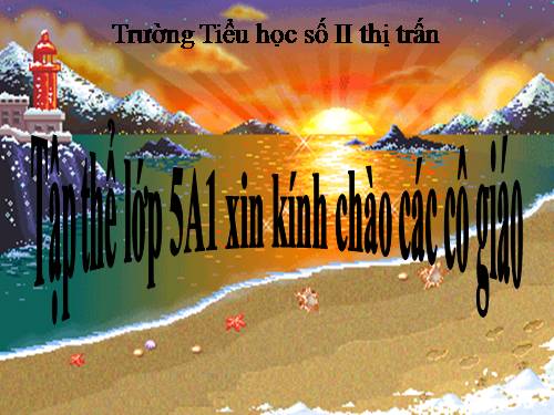 Các Bài giảng khác thuộc Chương trình Toán 5