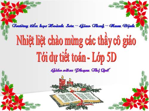 So sánh hai số thập phân