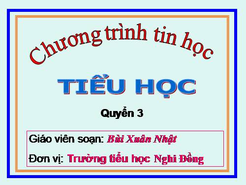 Giúp HS tiếp cận phần mềm Toán 5