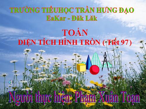 Diện tích hình tròn