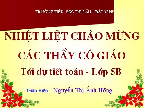 So sánh hai số thập phân