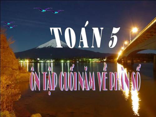 Ôn tập về phân số