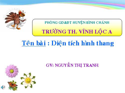 Diện tích hình thang