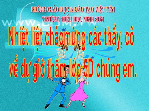 Các Bài giảng khác thuộc Chương trình Toán 5