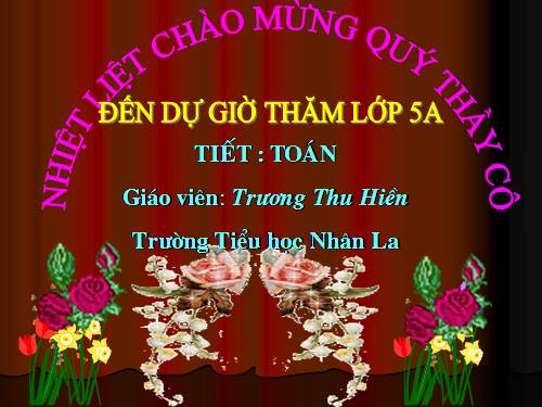 Khái niệm số thập phân