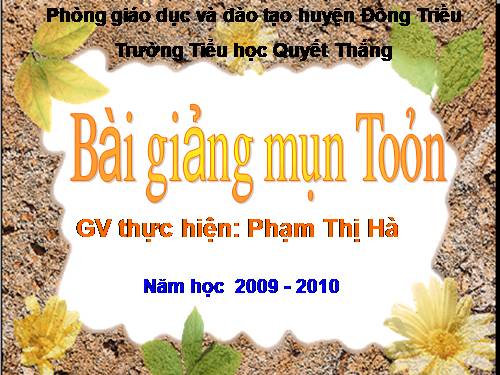 Chia một số thập phân cho một số thập phân