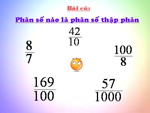 Các Bài giảng khác thuộc Chương trình Toán 5