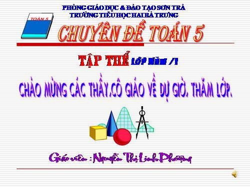 Các Bài giảng khác thuộc Chương trình Toán 5