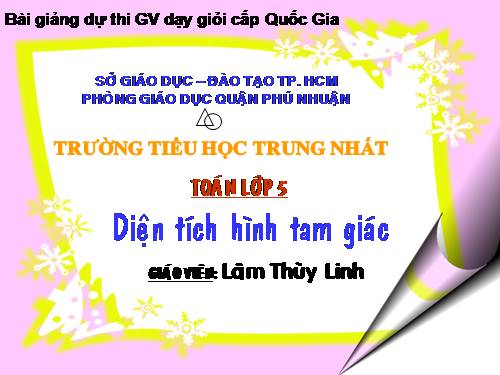 Diện tích hình tam giác
