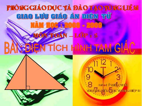 Diện tích hình tam giác
