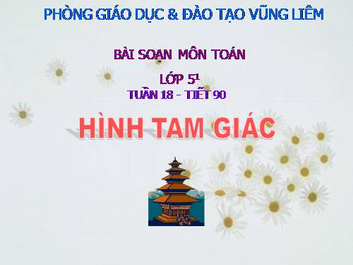 Hình tam giác