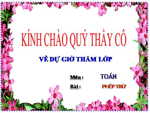 Phép trừ