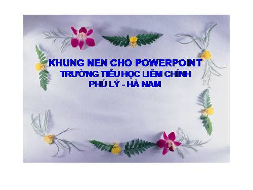 khung nền đẹp cho PowerPoint