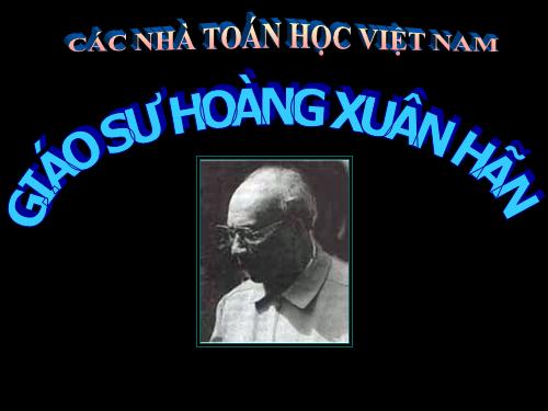 GS Hoàng Xuân Hãn