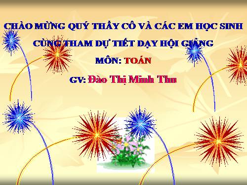 Các Bài giảng khác thuộc Chương trình Toán 5