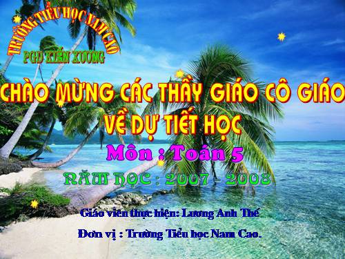 Một số dạng bài toán đã học