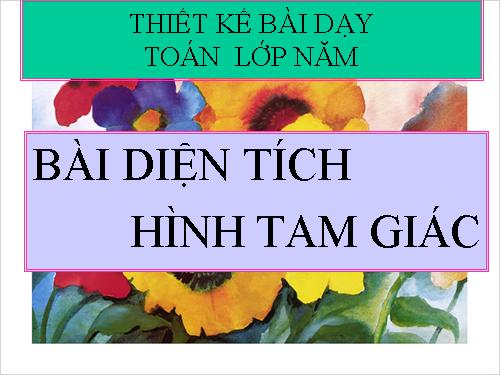 Diện tích hình tam giác