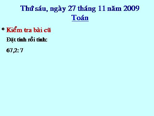 Chia một số thập phân cho 10, 100, 1000,...