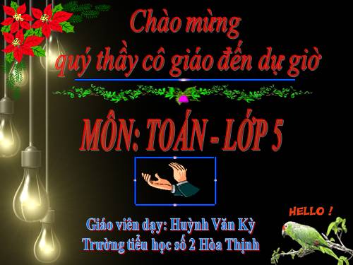 Ôn tập về phân số