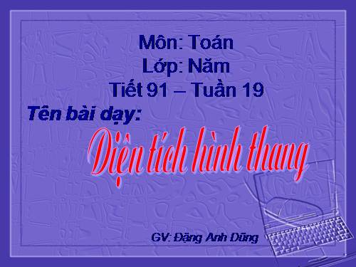 Diện tích hình thang