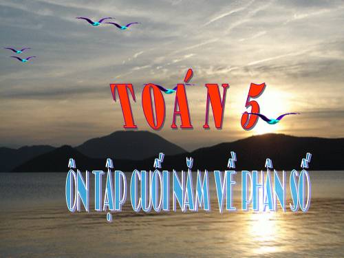 Ôn tập về phân số